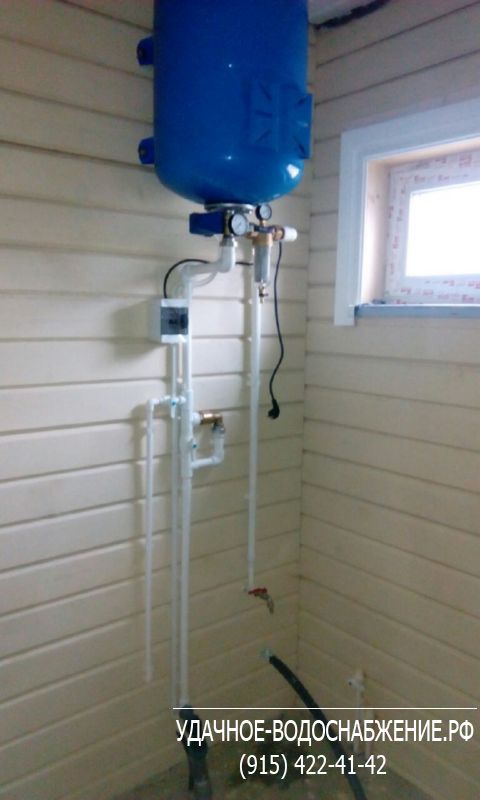  Монтаж зимнего водоснабжения дачи из колодца. Система предназначена для круглогодичного использования.